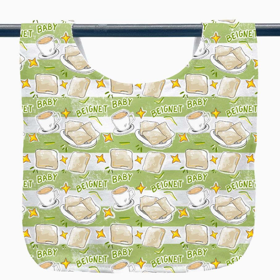 Beignet Baby Bib