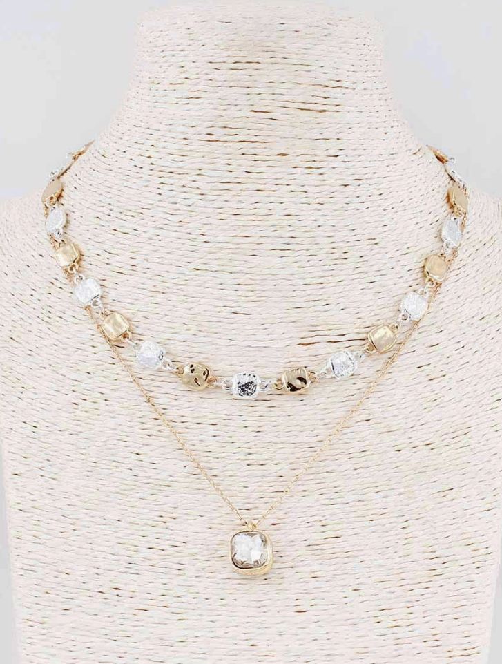 Back Gold/Silver Necklace