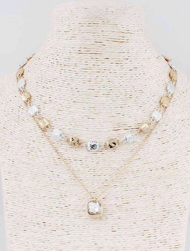 Back Gold/Silver Necklace