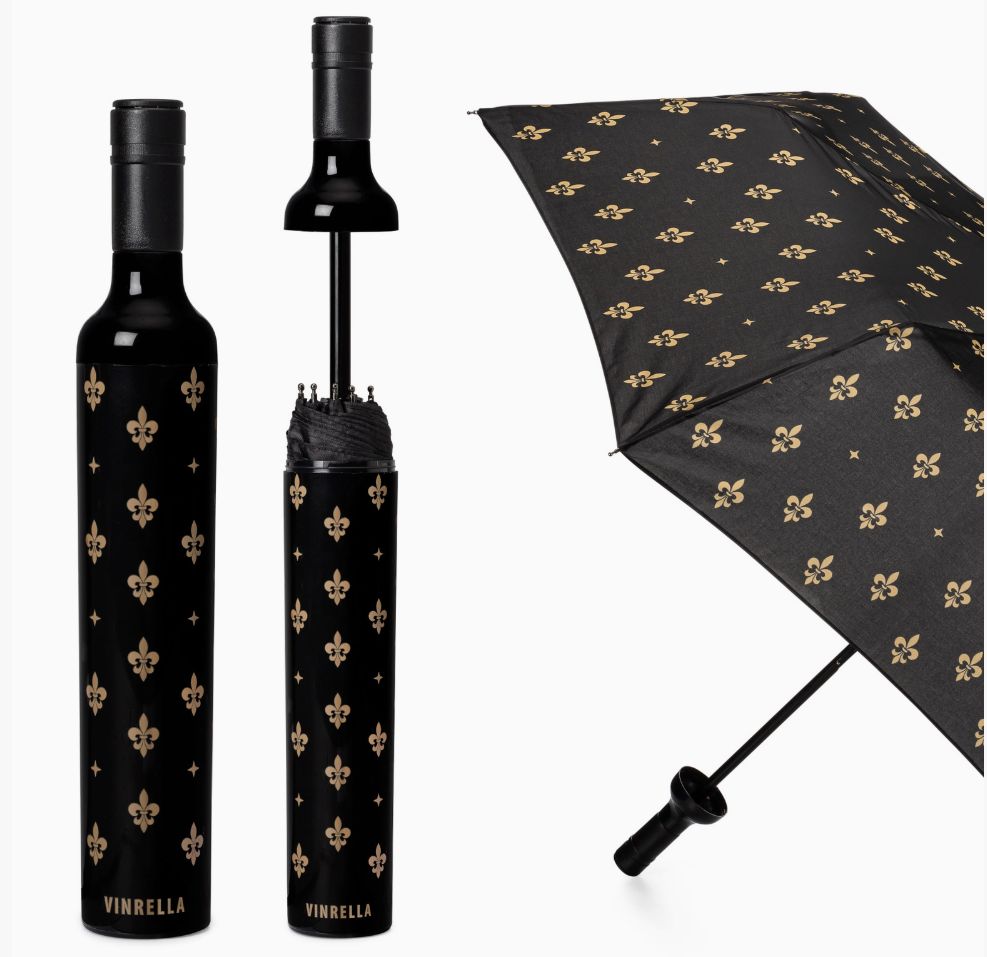 Fleur De Lis Bottle Umbrella