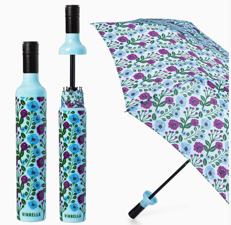 Floral Fantasy Bottle Umbrella