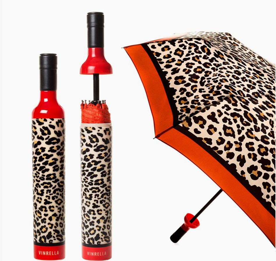 Leopard Print Bottle Umbrella