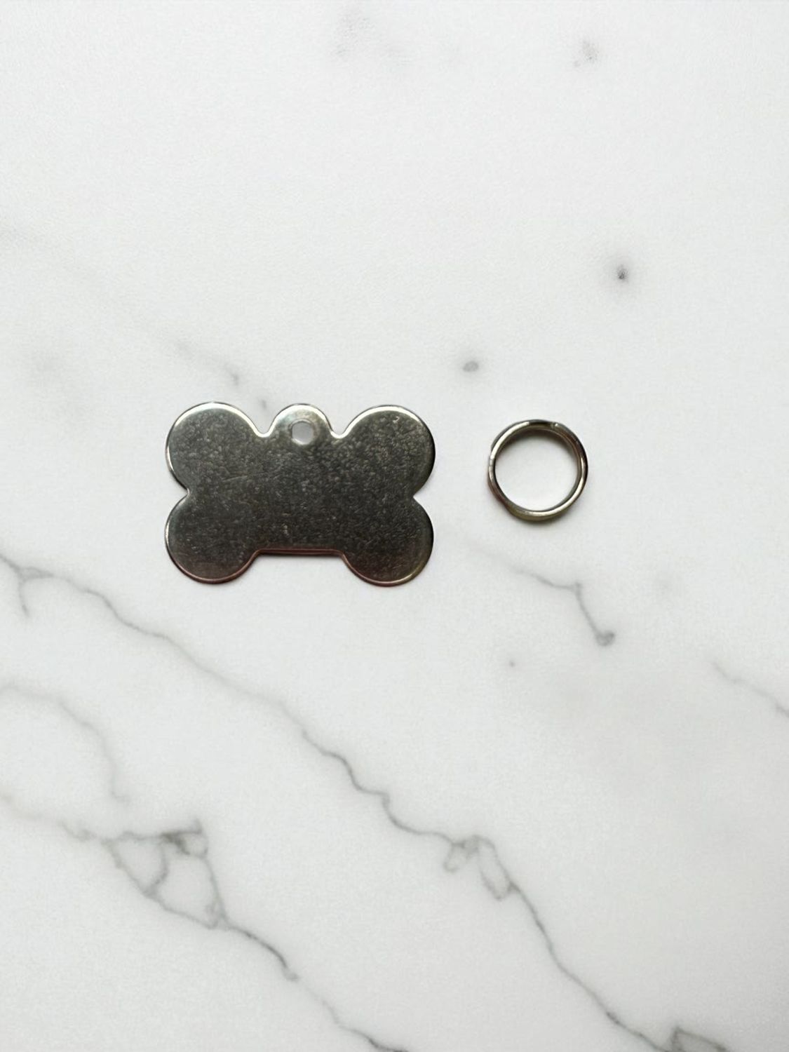 Pet Stainless Steel Dog Bone ID Tag (Small)