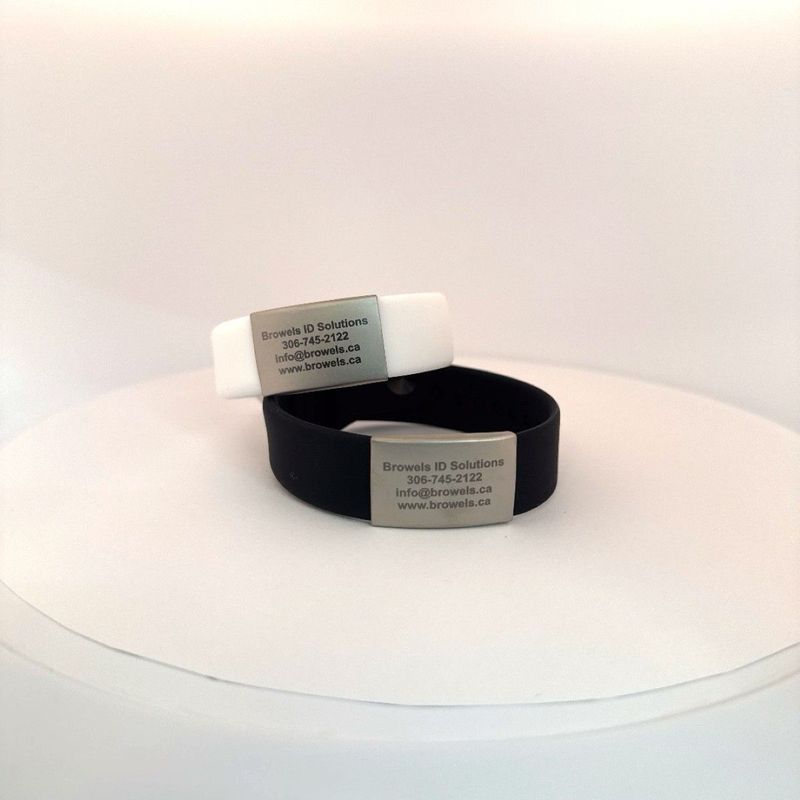 Premium Silicone Medical ID Bracelet Premium Silicone Medical ID Bracelet