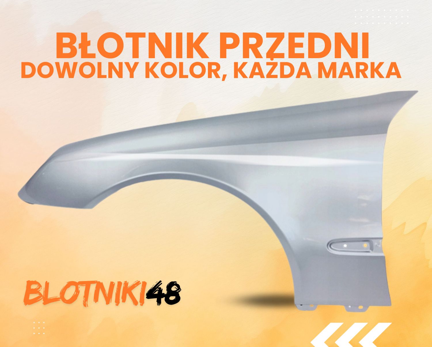 Błotnik polakierowany do Fiat Panda 2012–2020