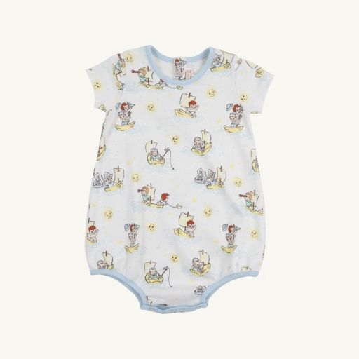 Short Sleeve Patton Play Bubbl, Colour: SS Beaufort/Buckhead Blue, Size: 03M