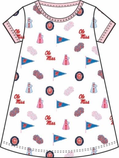 Polly Play Dress Short Sleeve, Colour: Gawsh Almighty/Palm Beach Pink, Size: 2T