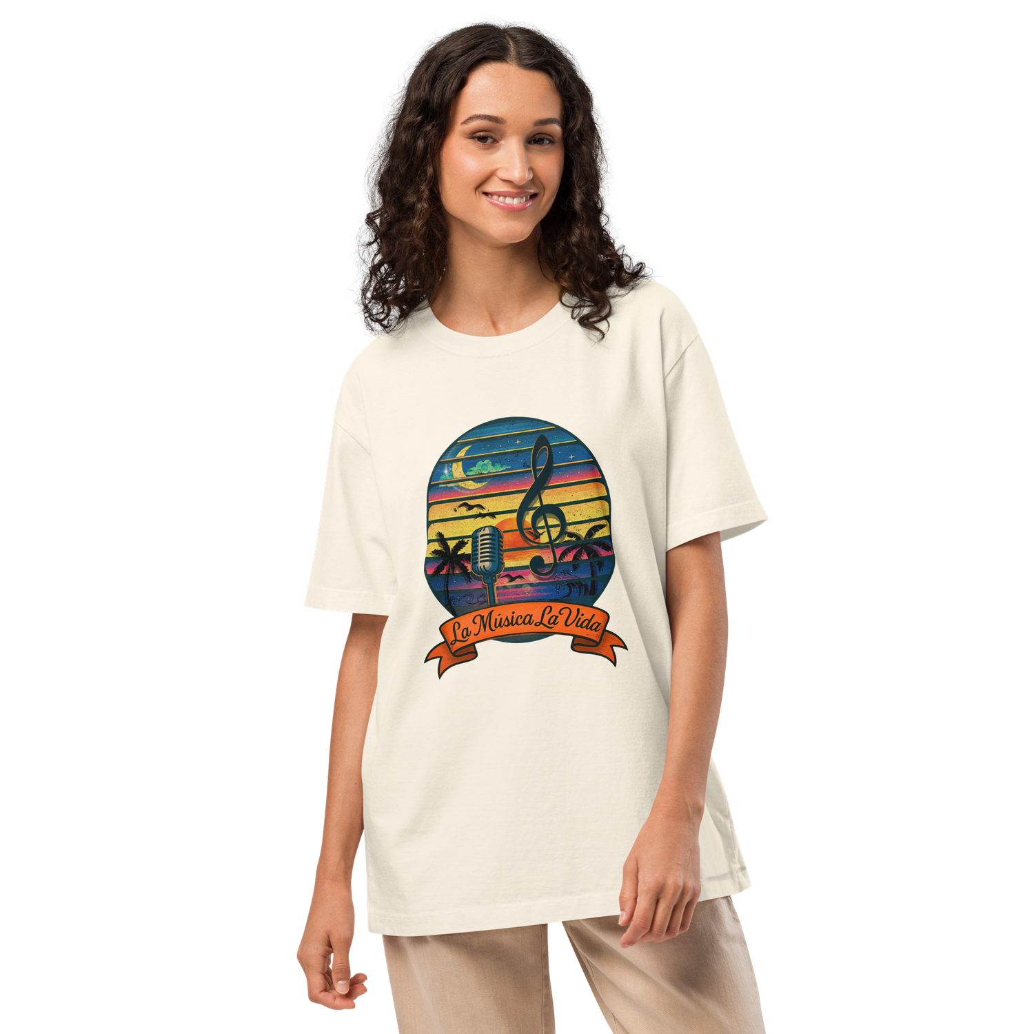 La Musica La Vida - Unisex oversized t-shirt