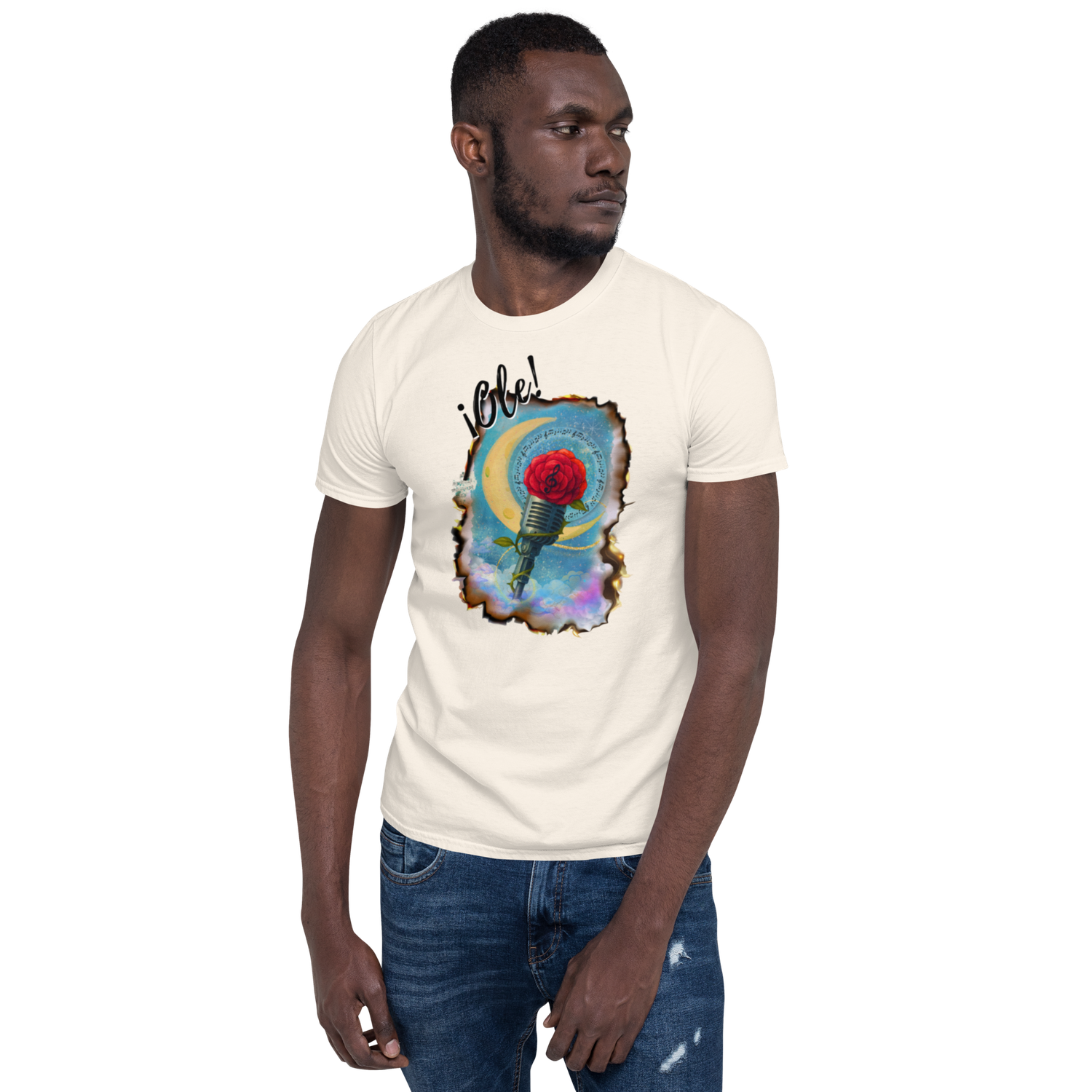 ¡Ole! Spanish Rose Tee - Lightweight Short-Sleeve Unisex T-Shirt