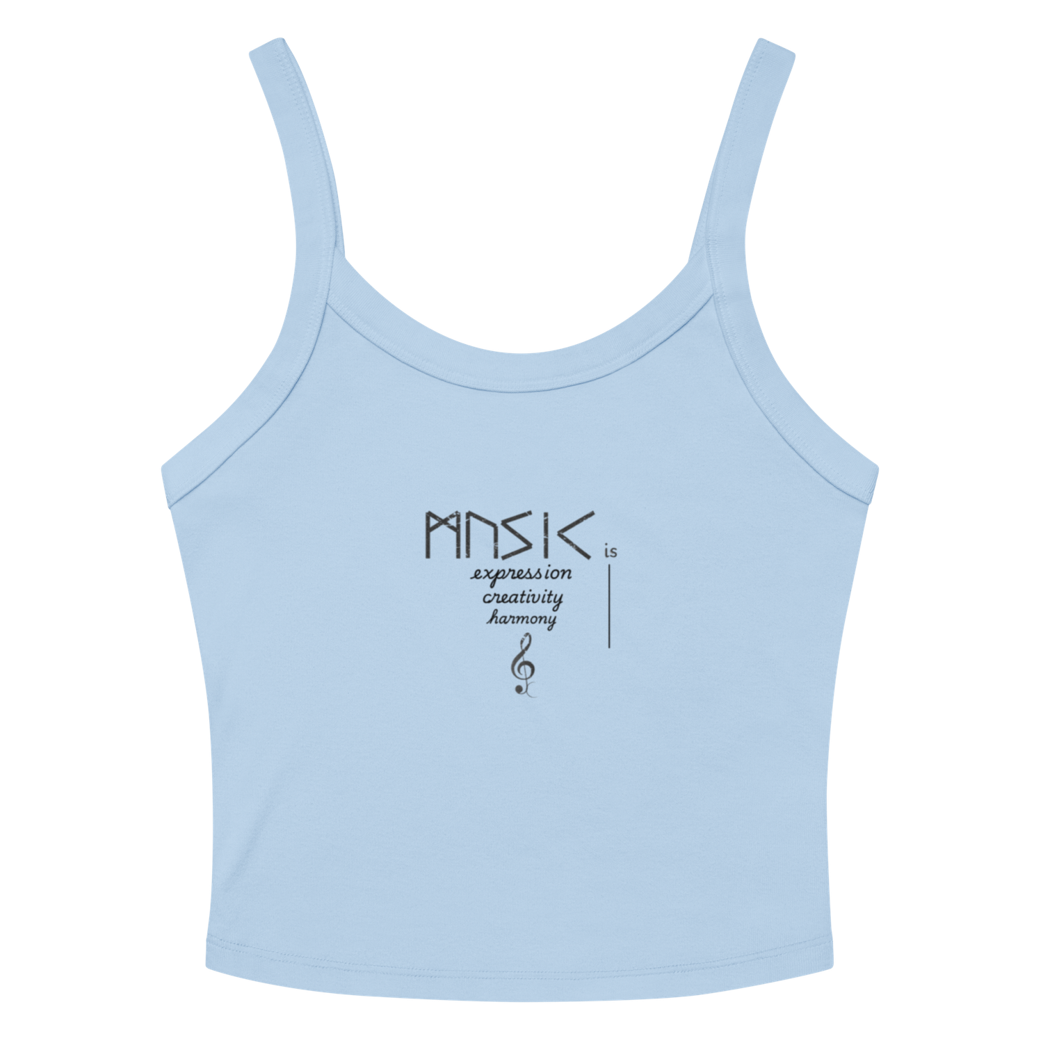 Music is... Tee - Women’s micro-rib tank top