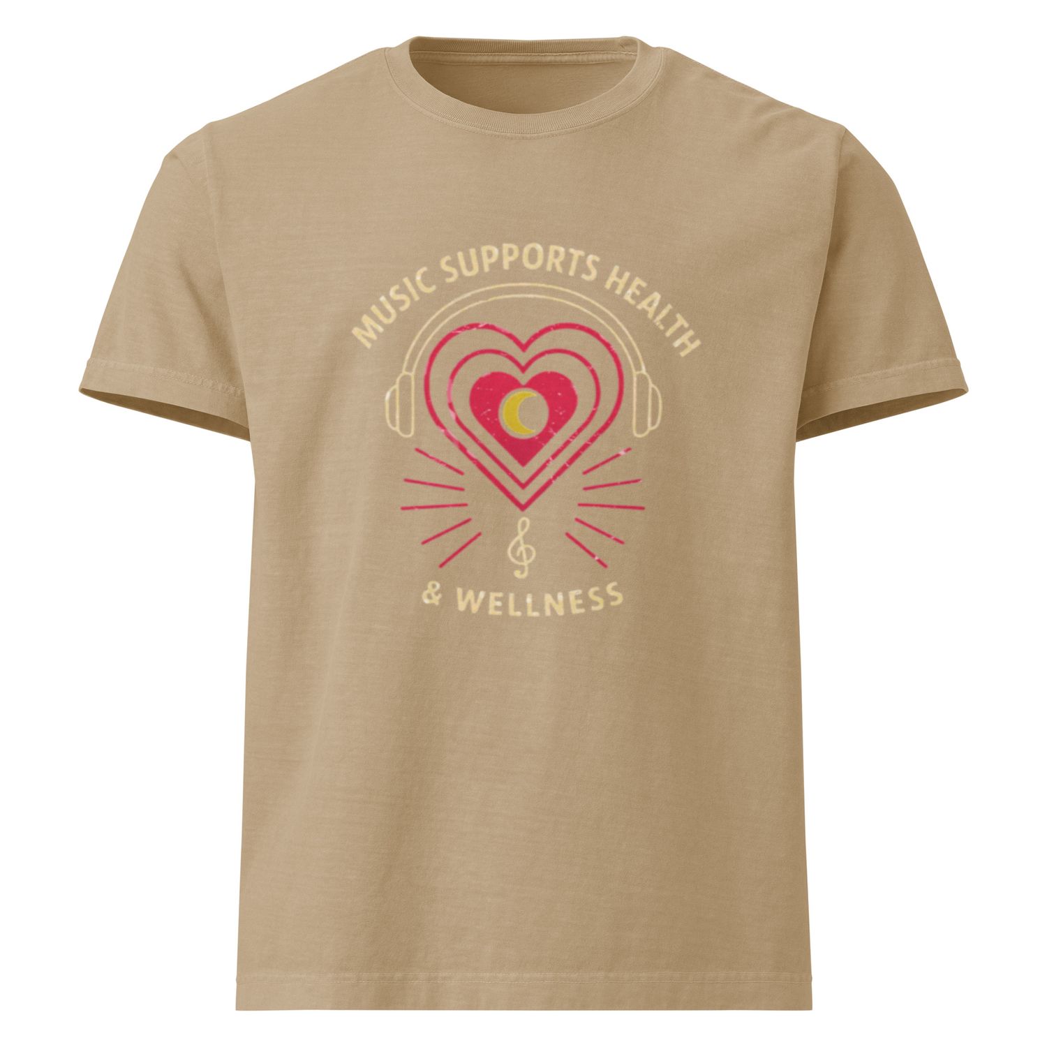 Music Promotes Health &amp; Wellness! - Unisex oversized t-shirt
