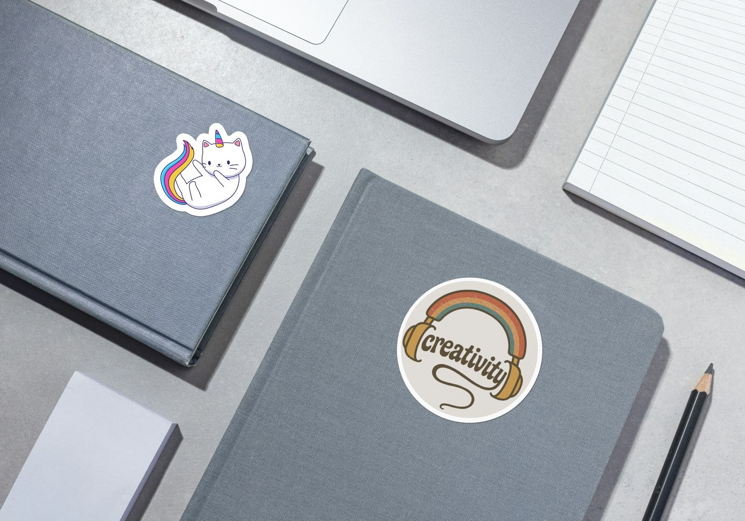 Creativity Bubble-free stickers