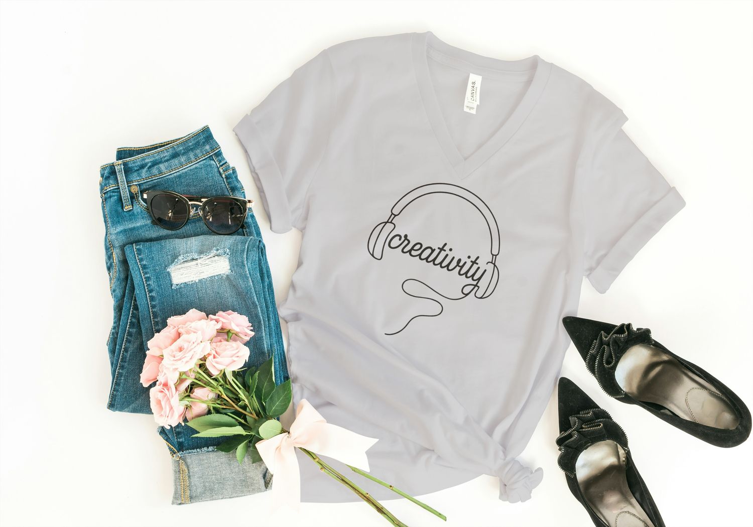 Creativity Headphones Tee