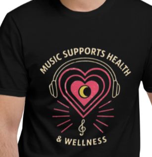 Music Supports Health & Wellness Tee Music Supports Health & Wellness Tee