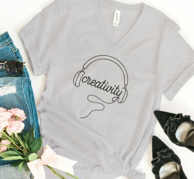 Creativity Headphones Tee