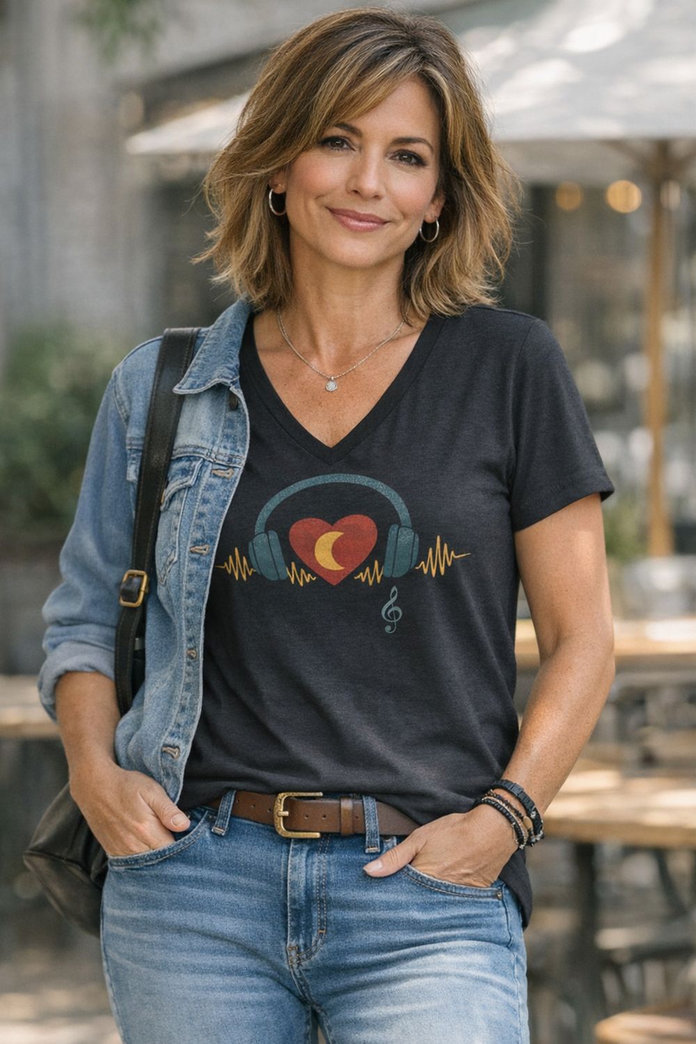 Audiophile Tee — V-Neck