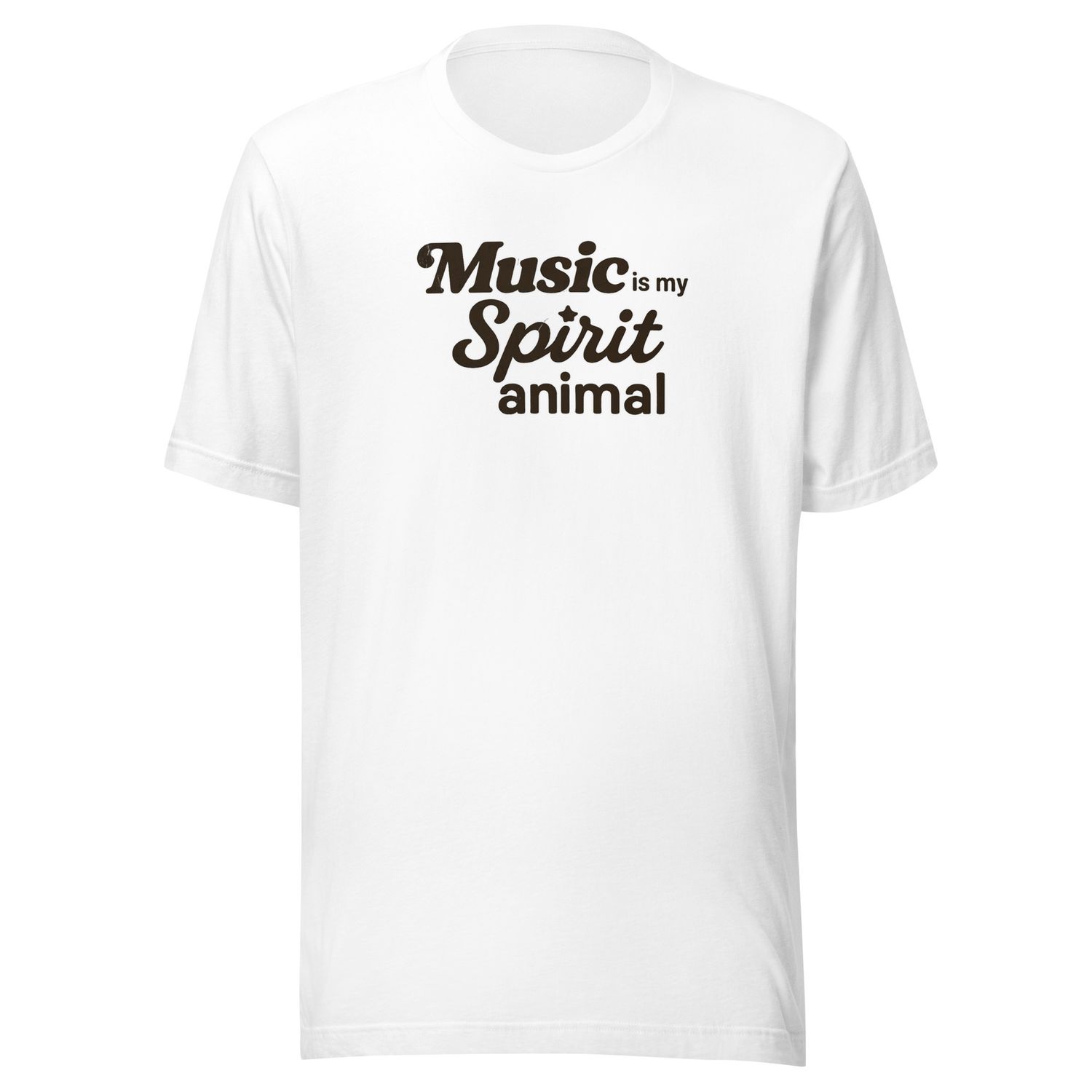 Music is My Spirit Animal - Unisex T-Shirt - Crew Neck