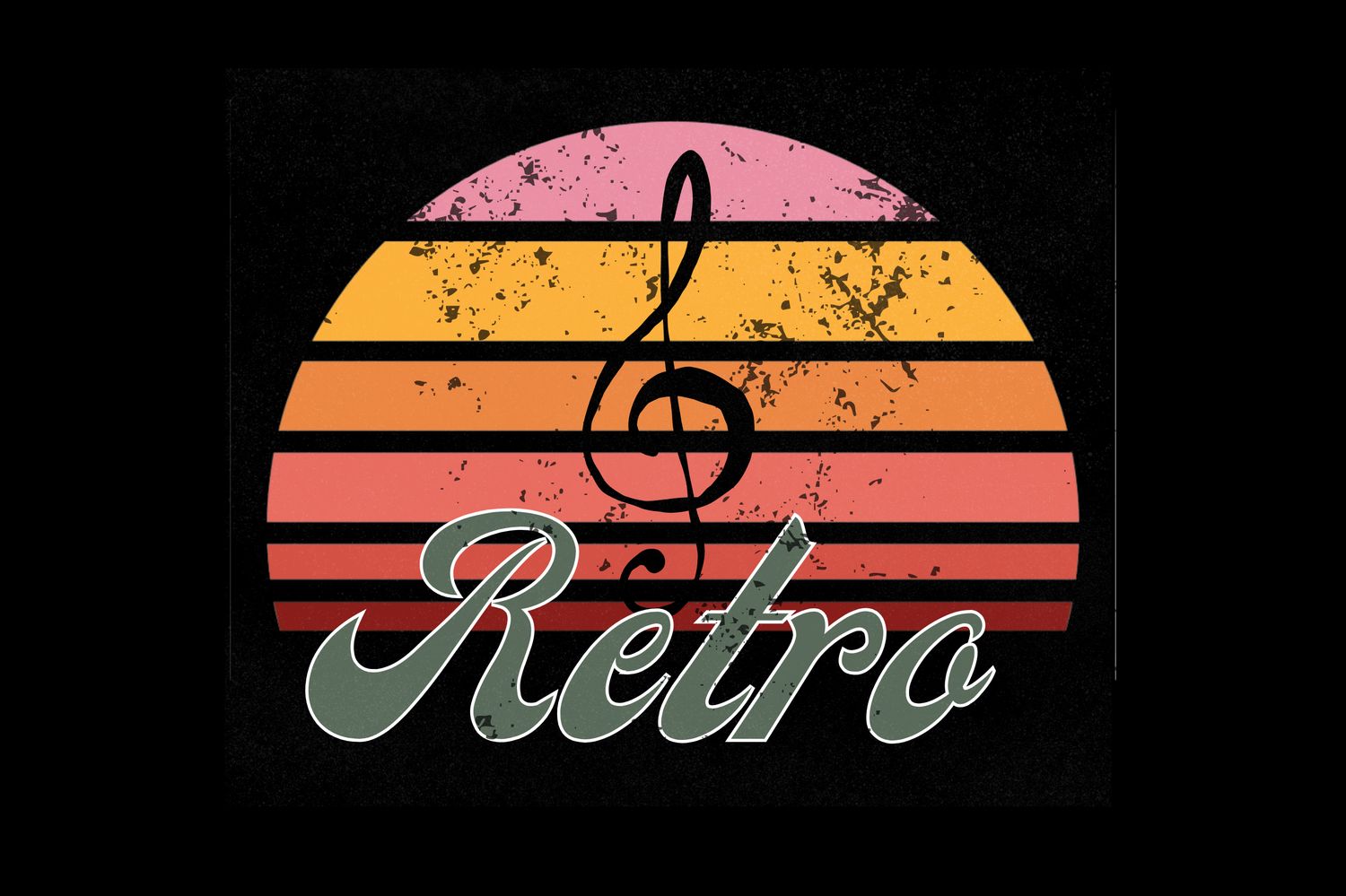 Oversized RETRO T-shirt - crewneck