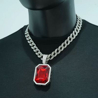 (Moissanite + Gemstone)Gemstone Necklace（No fading）