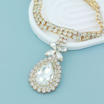 Teardrop Pendant Double-LayerLaboratory diamonds Diamond Necklace for Men and Women