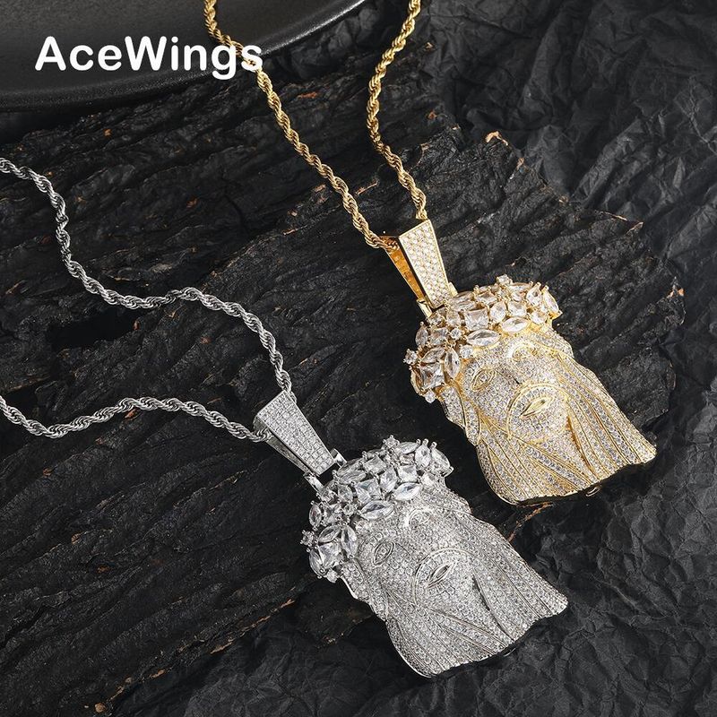 Jesus Moissanite Personalized Necklace