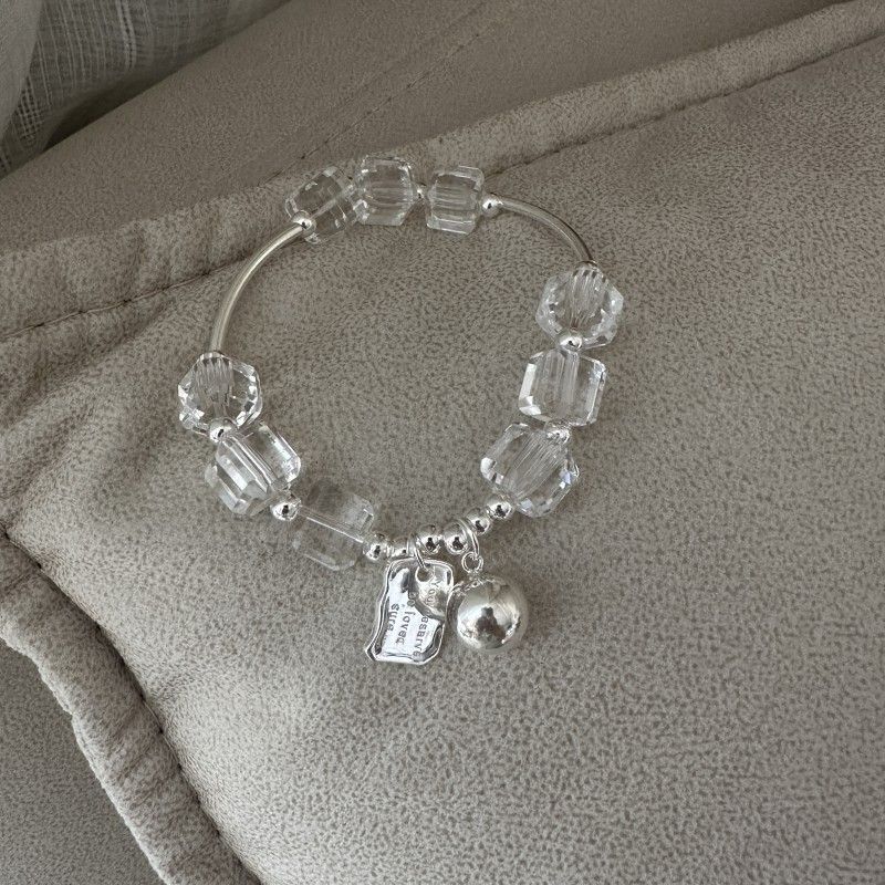 White Crystal Bracelet, Color: A 13SL31, Purity: 925 silver