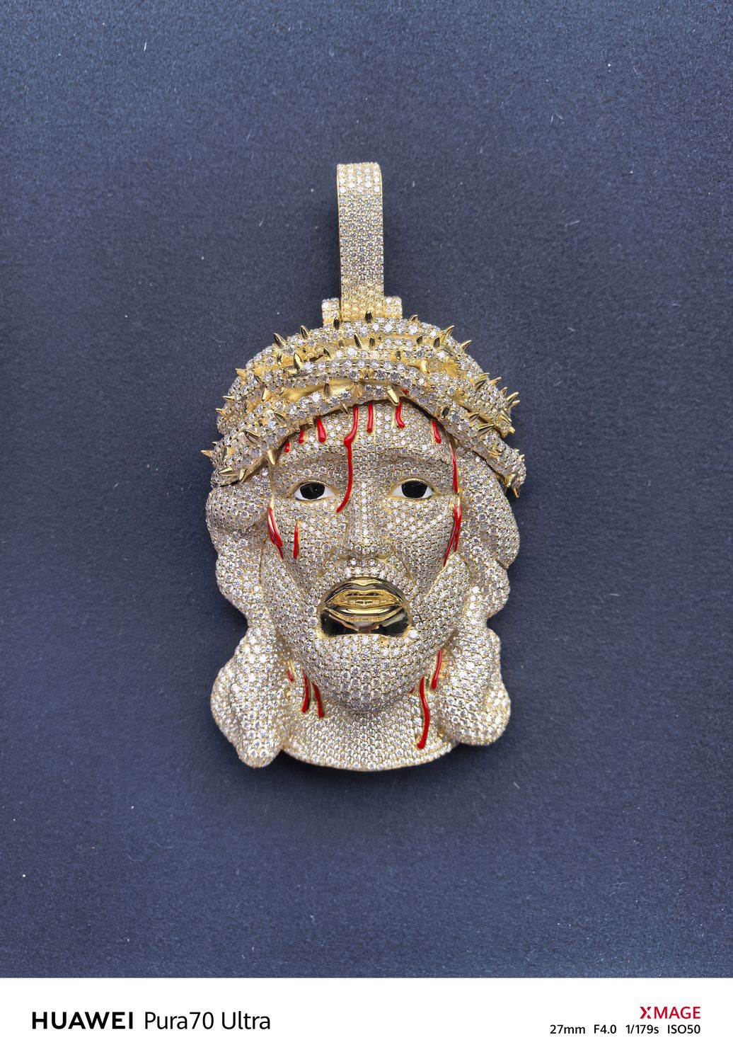 (Laboratory diamonds + 925 sterling silver)Single Pendant 3D Jesus Pendant Full DiamondTest pen passed