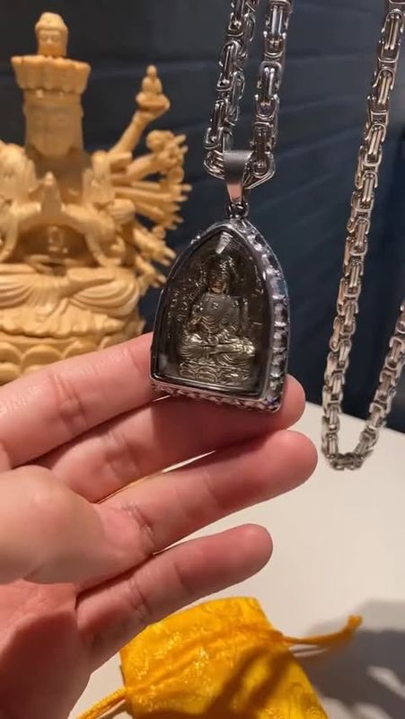 [Constellation Buddha] Guardian Buddha Moissanite Diamond Sterling Silver