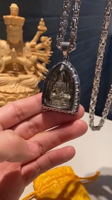 [Constellation Buddha] Guardian Buddha Moissanite Diamond Sterling Silver
