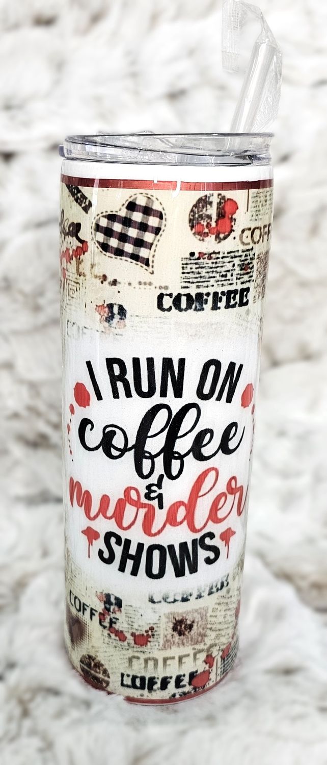 20 oz. Coffee and Murder Tumbler