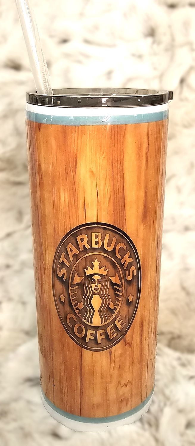 30 oz Woodgrain Starbucks Lg Base Tumbler