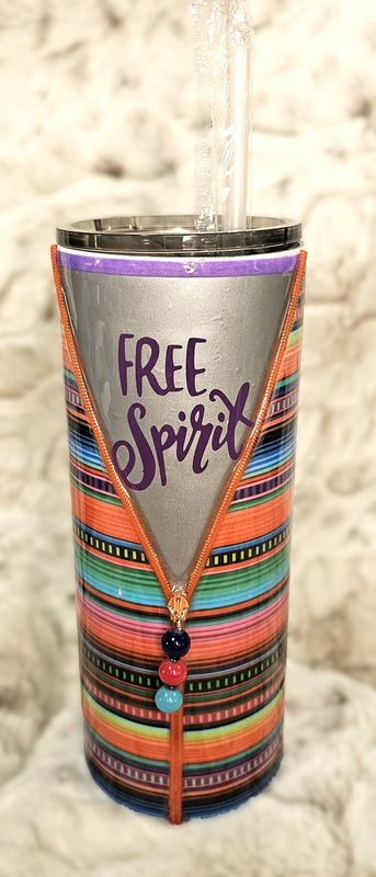 30 oz. Free Spirit Zipper Lg. Base Tumbler