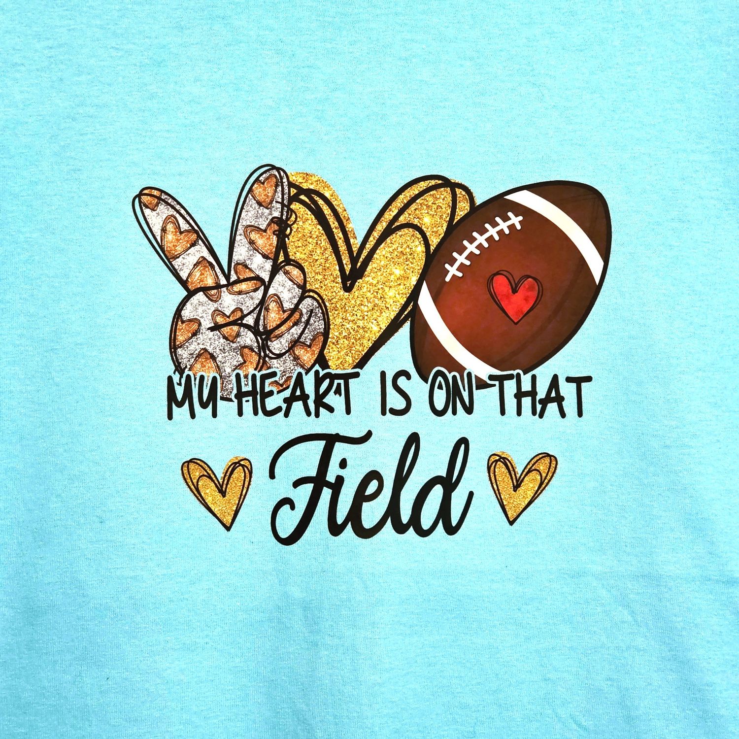 XL- Peace, Love, Football