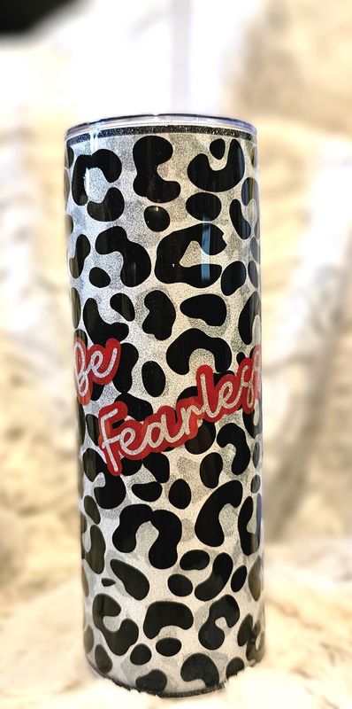 20 oz. Be Fearless Metallic Tumbler
