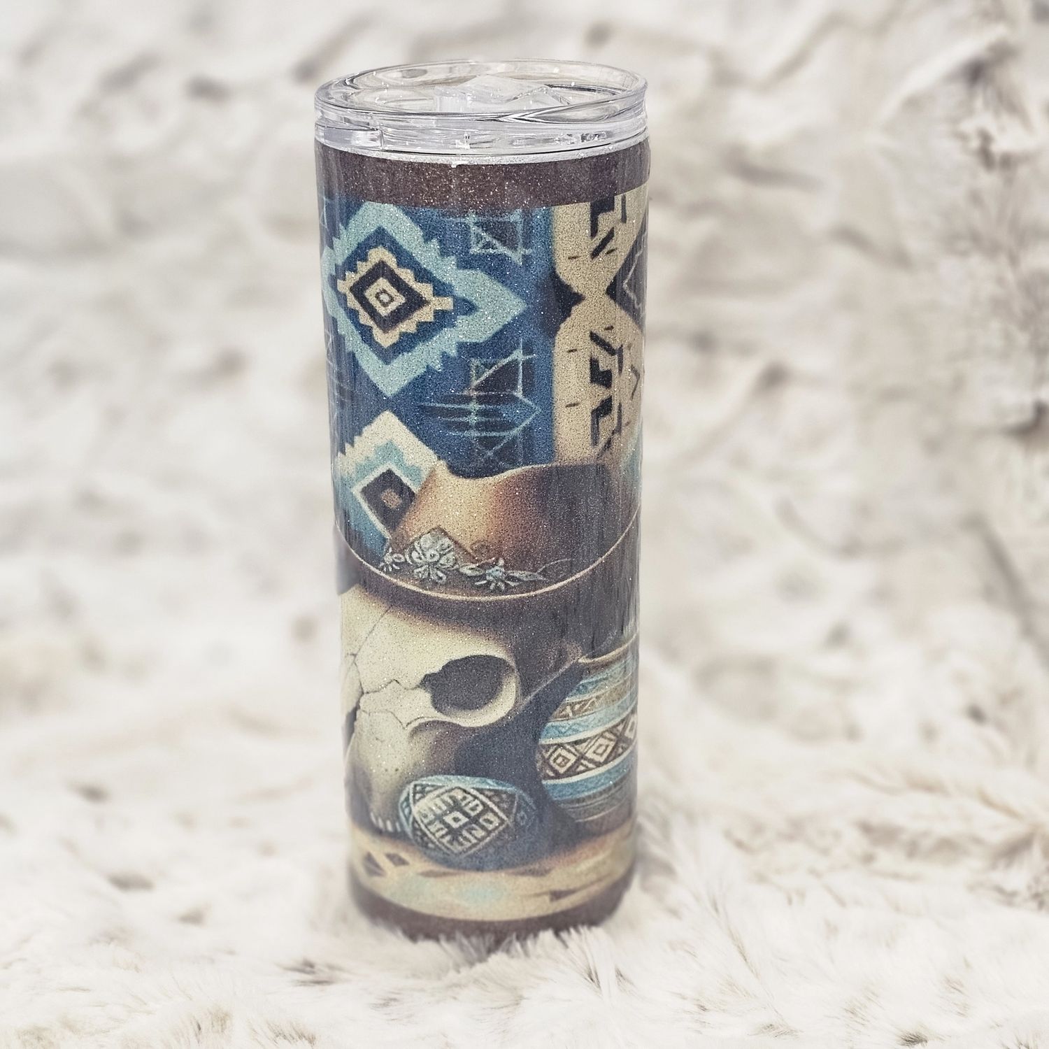 25 oz. Southwestern  Metallic Tumbler