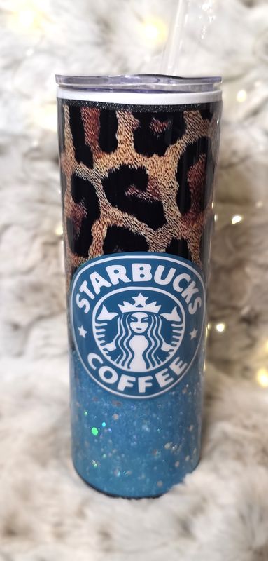 20 oz. Leopard Starbucks