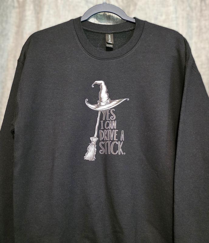 Black, Unisex Medium &quot;I Can Drive&quot; Sweatshirt