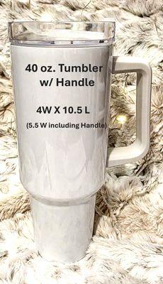 40 oz. Tumblers w/Handle