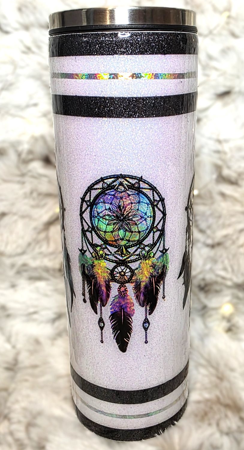 30 oz. Dream Catcher Tumbler w/ Metal Lid