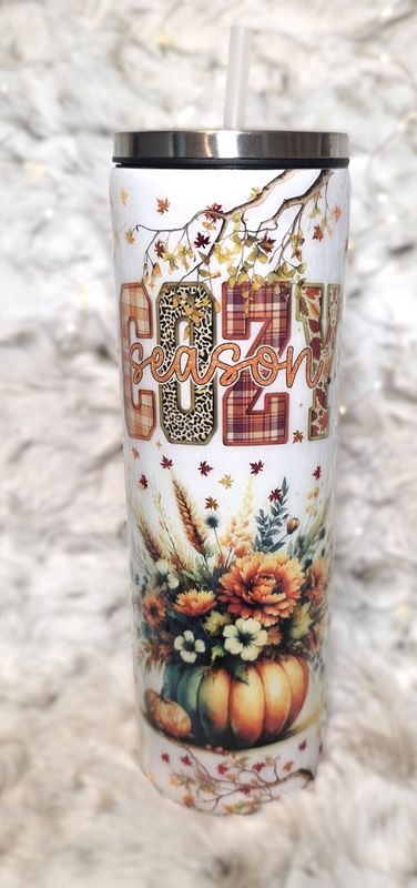 30 oz. Cozy Season Tumbler w/ Metal Lid