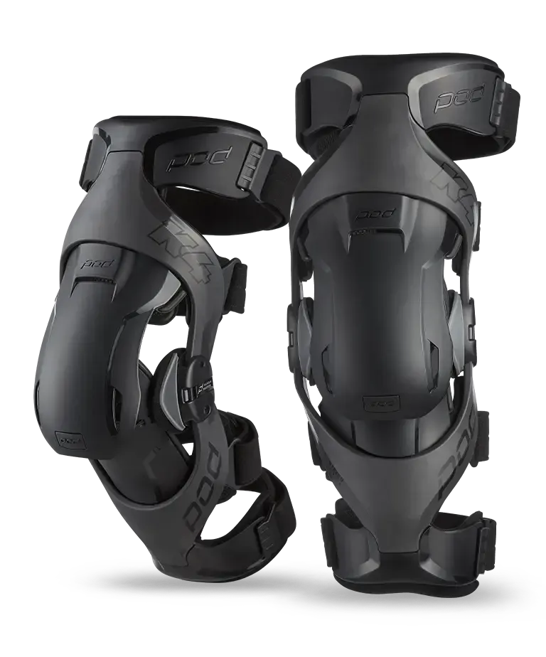 K4 2.0 YTH Knee Brace (RT) Graphite/Black RT — Gall Bros Medical in Robina, QLD