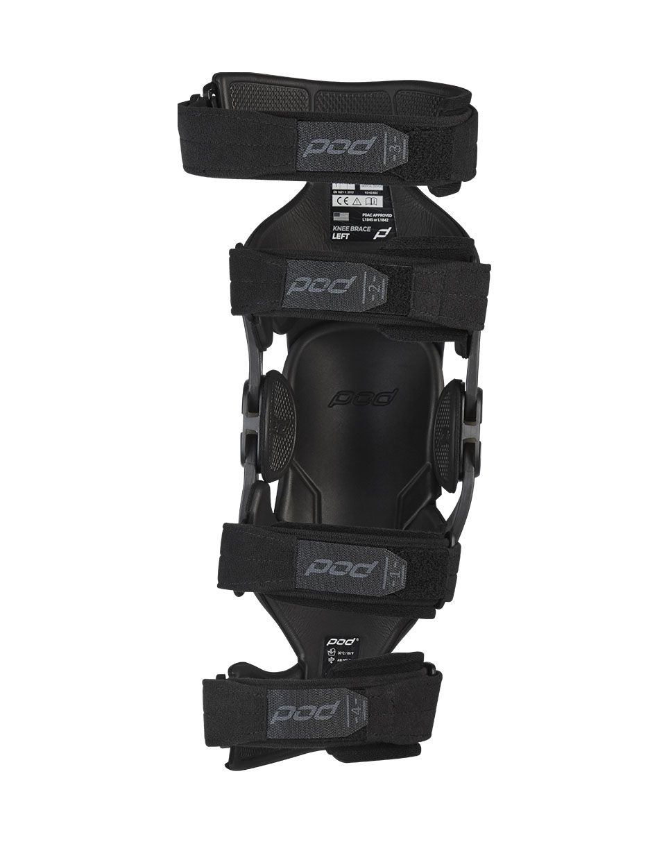 POD K4 2.0 Left Graphite/Black Knee Brace