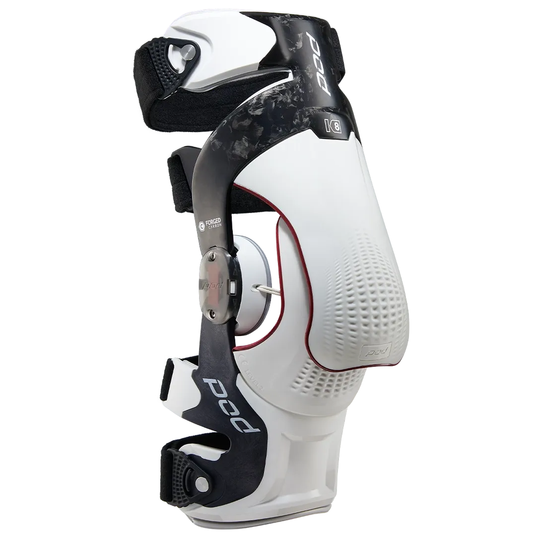 POD K8 3.0 Knee Brace Carbon Right White