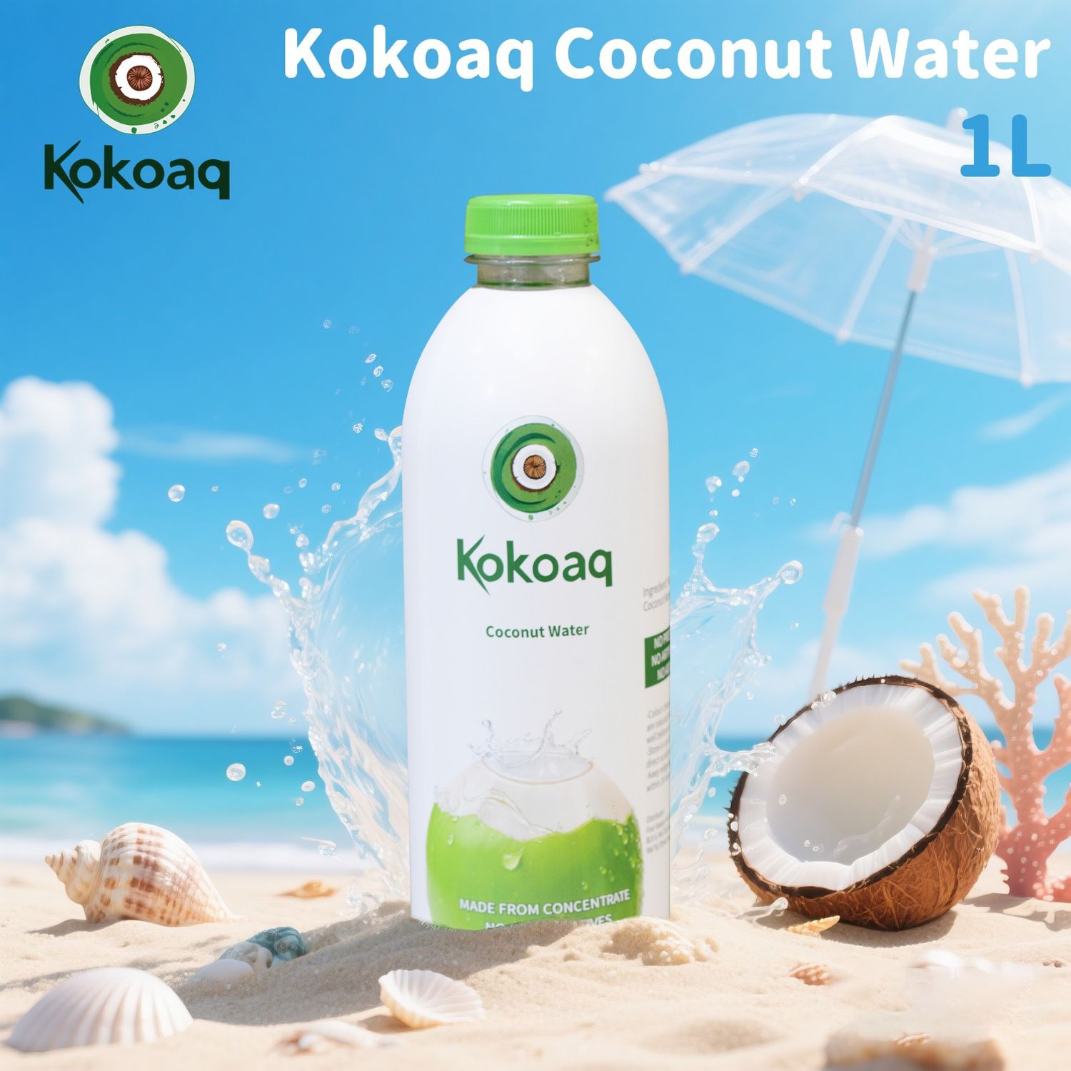 Kokoaq 椰子水 清爽解膩0脂椰青水（1L）
