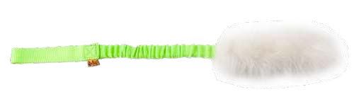 Custom Faux fur and Sheepskin Reward Toys and Tugs - Many styles and colors to choose from, Color: Green, Handle: Bungee, Material: Sheep Fur
