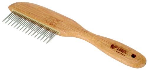 Bamboo Handle Comb 31 Teeth 2 x 8.5 inches
