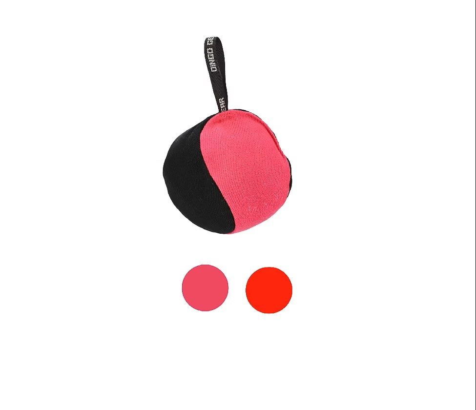 Training Ball 19 cm Ring Fabric - Black - Pink