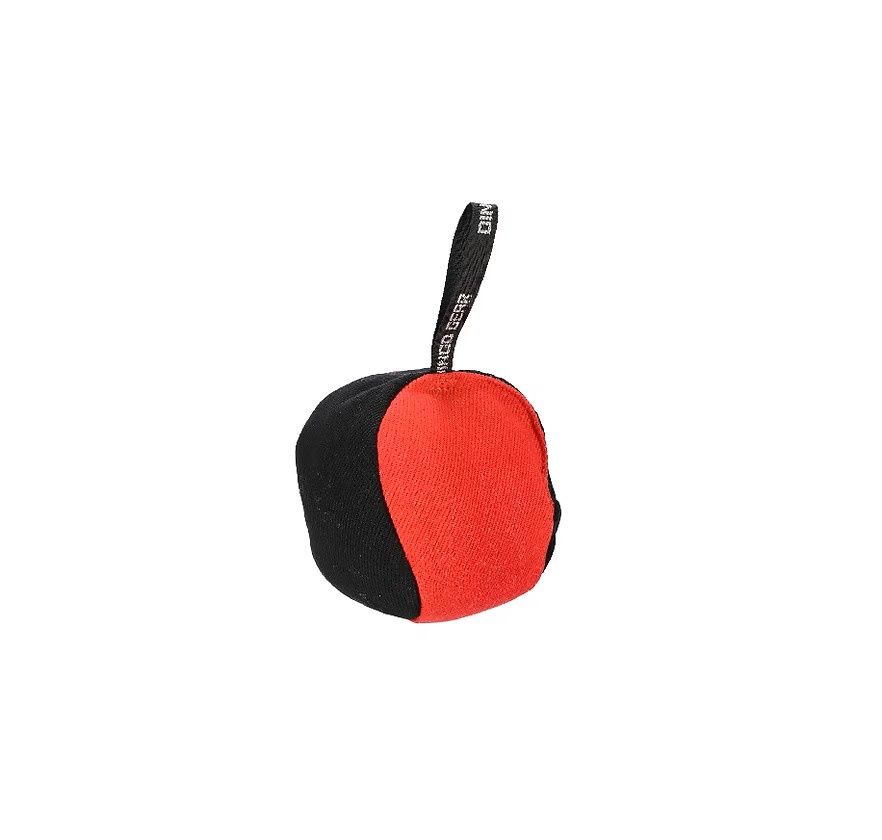 Training Ball 19 cm Ring Fabric - Black and Red