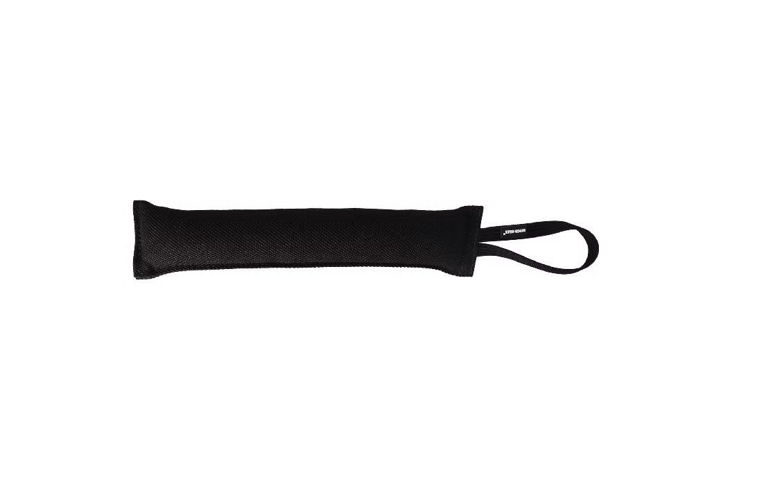 Nylcot French Fabric Tug with 1 Handle, 8 X 45 cm, Black