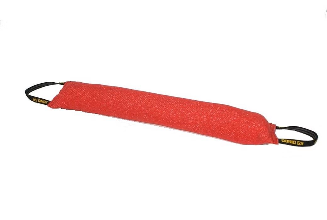 Nylcot French Fabric Hard Tug, 80Cm, 2 Grips, Red